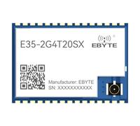 EBYTE TLSR8208 2.4G Porta Seriale Trasparente Modulo di Trasmissione UART E35 10-27dbm Bassa Potenza Lunga Distanza FSK (20dbm IPX)