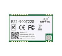 EBYTE UART 868MHz 915MHz TCXO E22-900T22S LoRa Net di lavoro RSSI Wireless Ricetrasmettitore 22dBm SMD IPEX Foro timbro RF Modulo Trasmettitore