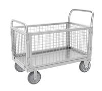 EBZFASO Carrello per carriola Carrello da Spiaggia for Giardino ad Alta Resistenza, capacità di 800 libbre for Lo Spostamento del Terreno(39.3x23.6/100x60cm)