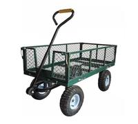 EBZFASO Carrello per carriola Carrello Multiuso con 4 Ruote gonfiabili, Rimovibile(Green)