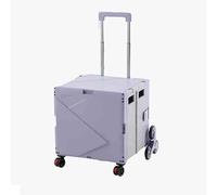 EBZFASO Carrello per carriola Carro Pieghevole, Carrello Pieghevole, carro for carichi Pesanti(Purple)