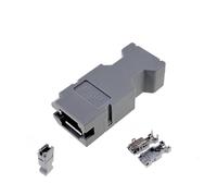 EBZFASO Cavo microfono schermato, 1 5 20 pezzi Connettore SCSI MDR 14 20 pin 26 36 50 posizioni Spina maschio Slot unità(6pin Male,1pc)