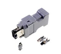 EBZFASO Cavo microfono schermato, 1 5 20 pezzi Connettore SCSI MDR 14 20 pin 26 36 50 posizioni Spina maschio Slot unità(6pin Female,1pc)