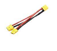 EBZFASO Cavo microfono schermato, Cavo di prolunga maschio/femmina XT60 da 10 cm, filo in silicone 14AWG da 1 a 2/3 for motore a batteria RC(Xt60 1m to 2f)