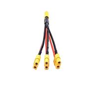 EBZFASO Cavo microfono schermato, Cavo di prolunga maschio/femmina XT60 da 10 cm, filo in silicone 14AWG da 1 a 2/3 for motore a batteria RC(Xt60 1f to 3m)