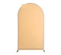 EBZFASO Copertura per fondale ad Arco, Copertura for Supporto for Arco Nuziale(Champagne,220X120cm(7.2X3.9ft))
