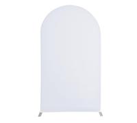 EBZFASO Copertura per fondale ad Arco, Copertura for Supporto for Arco Nuziale(White,220X120cm(7.2X3.9ft))