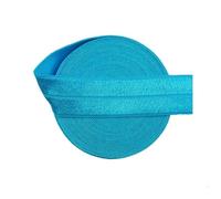 EBZFASO Elastico Ripiegabile Elastico Pieghevole Lucido in Spandex e Raso, for Capelli, da 50 Iarde, 3/4" (20 mm), for Cucire Abiti.