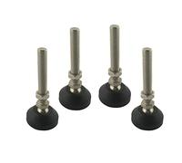 EBZFASO Gambe livellanti per mobili Confezione da 4 M8x50mm 40mm Vite di base in nylon con piedino in metallo for livellamento