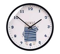 EBZFASO Orologio da parete moderno con numeri, Orologio da parete silenzioso multicolore da 10-16 pollici(Black,16 inches)