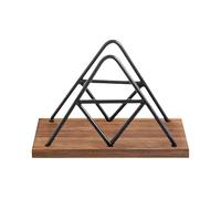 EBZFASO Portatovaglioli da tavola, 18 * 8,9 * 12 cm 1-3 Pezzi for tavoli con Supporto Piatto in Legno Porta tovaglioli distributore di fazzoletti(W:18*D:8.9*H:12cm 3pcs)