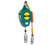 EBZFASO protezione anticaduta retrattile, Linea di vita retrattile autobloccante for la sicurezza in alta quota con gancio for cemento armato 150 kg 3 m-20 m(5m)