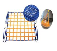 EBZFASO Rete di sicurezza per carichi, Cinghie di sicurezza for rete di sollevamento, rete di carico for cassone di camioncino(2 X 2M/Mesh 15cm/Load 2t)