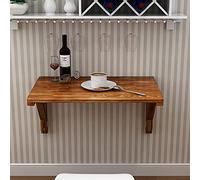 EBZFASO Scrivania pieghevole a parete For la cucina, il bar for la colazione, lo spazio piccolo, l'angolo compatto del computer(90x50cm/35inchx20inch)