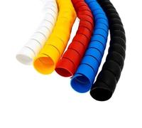 EBZFASO Tubi di Protezione per Fili spaccati Guaina Protettiva for Cavi a Spirale, Lunghezza 1 Metro, Materiale PP(30mm Inside Diameter,Black)