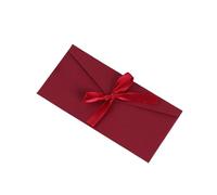 EBzvblxm Busta, Buste Bowknot 10 pezzi multicolori for lettere, biglietti d'invito for feste di matrimonio fai da te, ufficio(Red)