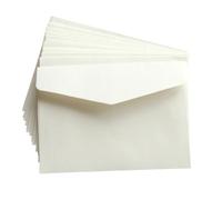 EBzvblxm Busta, Buste da 100 pezzi, mini buste bianche for documenti vuoti, senza parole, for posta, carte, carta imballaggio