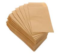 EBzvblxm Busta, Buste for semi 100 pezzi di carta Kraft gialla, piccole for carte, monete e denaro