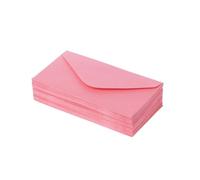 EBzvblxm Busta, Buste multicolori in bianco mini carta 50 pezzi biglietti d'auguri for invito festa di nozze(Pink)
