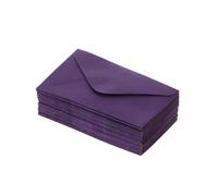 EBzvblxm Busta, Buste multicolori in bianco mini carta 50 pezzi biglietti d'auguri for invito festa di nozze(Purple)