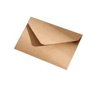 EBzvblxm Busta, Mini buste di carta Kraft 60 pezzi lettere d'amore multicolori(Buff (Color))