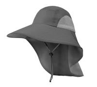 EBzvblxm Cappello da sole in poliestere con patta sul collo | Cappello da sole a tesa larga multicolore con patta sul collo for escursionismo all'aperto