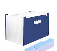 EBzvblxm Cartella PP | Multicolore: organizza i documenti for riporli sulla scrivania(Dark Blue)