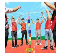EBzvblxm Giochi di Team Building con la Torre di Blocchi, Team Building Block Tower Giochi for attività di Gruppo Multicolor 5/8/10 Pz(Blue,5PCS)