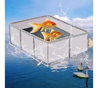 EBzvblxm Lago Artificiale per Pesci, Stagno Portatile for Pesci Koi, stoccaggio temporaneo dell'Acqua, Dimensioni Multiple Multicolori