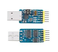 EC Buying Modulo porta seriale CP2102 6-in-1 USB a UART TTL RS485 RS232 per trasferimento dati ad alta velocità, 2 pezzi