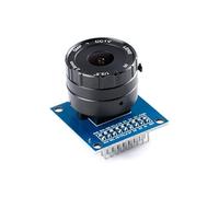 EC Buying OV7670 Modulo fotocamera 5MP 2.8mm Macro regolabile OV7670 Modulo fotocamera con adattatore universale CS metallo 30W Pixel 3.3V Interfaccia SCCB Compatibile con IIC