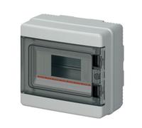 EC Centralino parete 8 moduli grigio IP65 fume' - EC62008 compatibile GW40102