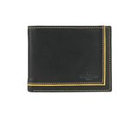 EC Contemporary Coveri Portafoglio Uomo Vera Pelle, Sottile con Portamonete, Porta Carte e Banconote, Nero