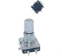 EC11 - Interruttore rotativo incrementale con pulsante, controllo di rotazione a 360 gradi, encoder a 30 posizioni a 5 pin per regolazione del volume e controller della ventola, compatto ad alta