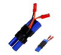 EC5 Male Connector, JST Adapter, Male to Female Conversion, ABS Material, Reliable Connection, Remote Control Electronics, 1.5x0.6 Inches, Blue Color, 1 Piece