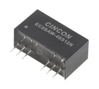EC5SAW-48S12N Convertitore: DC/DC 10W UEing: 18-75V 12VDC IAusg: 833mA SIP8 4...