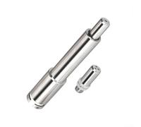 EC685 - Set di ricambio per bacchetta a vapore compatibile con macchina da caffè, in acciaio inox, con configurazione a doppio ugello e guarnizione (si)