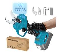 Ecarke Troncarami elettrico professionale a batteria, compatibile con batteria Makita 18 V, diametro di taglio 38-50 mm, attrezzo da giardino portatile per una potatura efficiente, senza batteria e
