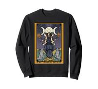Ecate La Luna Tarocchi Dea Stregoneria Pagana Wiccan Felpa