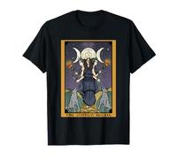 Ecate La Luna Tarocchi Dea Stregoneria Pagana Wiccan Maglietta