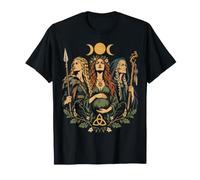 Ecate Triplo Dea Fanciulla Madre Crone Pagano Wiccan Maglietta