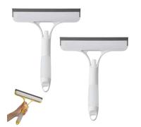 ECBLI 3 in 1 Window Cleaning Scraper, Mirror Squeegee And Scrubber with Spray, Spray Windowsqueegee Cleaner Tool with Spraybottle, for Windows, Walls, Car Windshields, Bathrooms, Kitchens(Bianca)