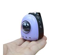ECBLI Backpack for Labubu Accessories, Realistic Miniature Pet Space Carriers, Mini Backpack Keychain, Cute Doll Bags(Purple)