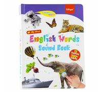ECBLI Il Mio Primo Giocattolo Sonoro Inglese - Oltre 470 Parole, 21 Temi, Divertente Gioco di Parole, Libro di Suoni Dell'alfabeto, Premi for Imparare La Fonetica, Libro Musicale Interattivo(3-9y)