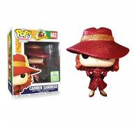 ECCC Esclusivo Diamante Glitter Carmen Sandiego 3.75" Pop Vinyl Figure Funko 662