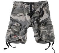 Eccedenza Airborne Vintage Cargos Uomo Cotone Esercito Combat Shorts Lavato Nott