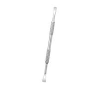 Eccellente collettore per epidermide in acciaio a doppia testa Unguis Ready Tool trasportabile per set da viaggio e uso in studio Collettore permanente antiruggine per epidermide doppio piano