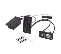 Eccellente set di pick-up per violino elettrico con regolazione del tono e preamplificatore per violino con batteria a doppia porta per prestazioni migliori