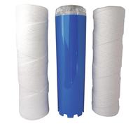Eccellenza Kit - Confezione da 3 cartucce (2 + 1 anticalcare filtrazione/corr) - Lunghezza 24m
