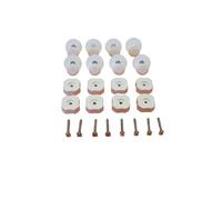 Eccentrici per anta a scorrevole 4 mm set da 8 pz